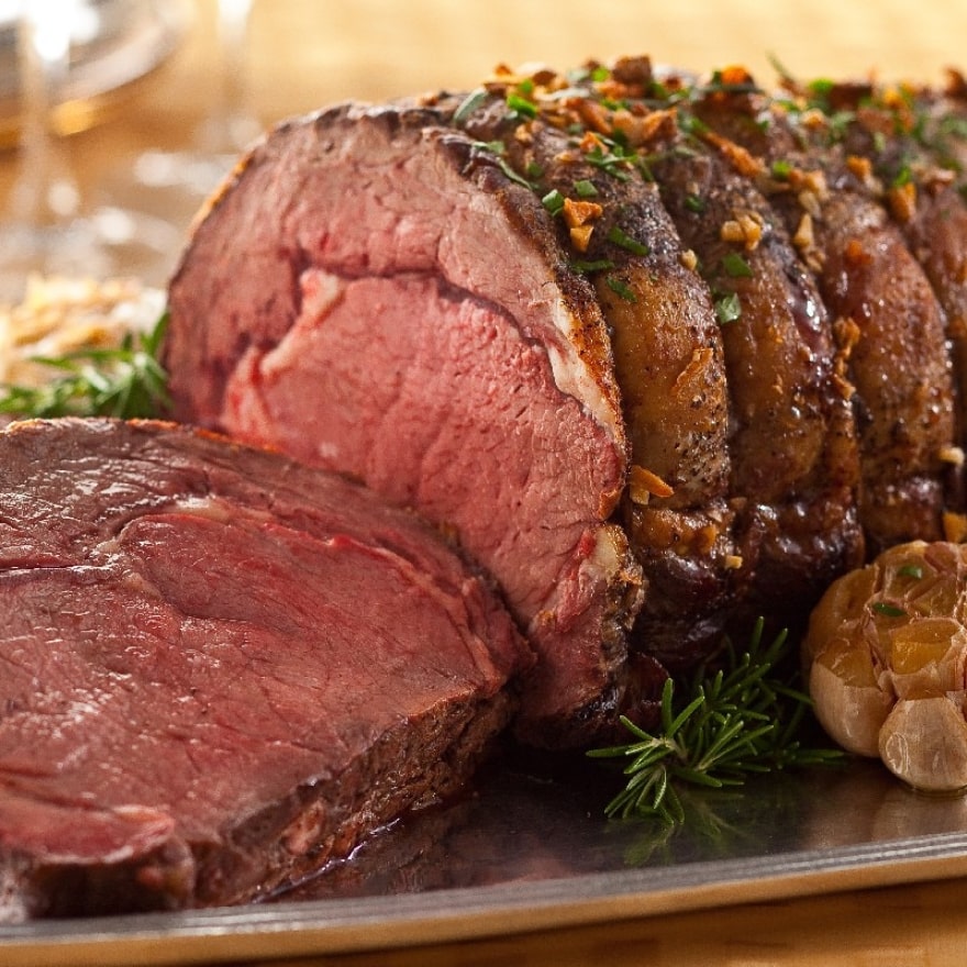 Curved Roasted Prime Rib